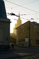 Rīgas arhitektūra saulrietā