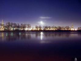 Nakts Daugava un tilts